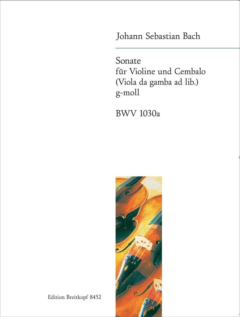Sonate g-moll BWV 1030a (Rekonstr.)